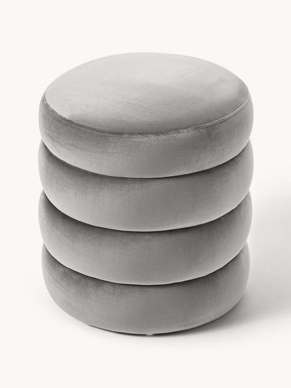 Westwing Collection Samt-Polsterhocker Alto Online