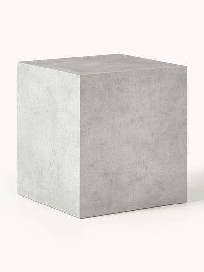 Westwing Collection Beistelltisch Lesley in Beton-Optik