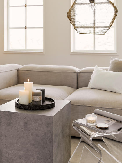 Westwing Collection Beistelltisch Lesley in Beton-Optik Outlet
