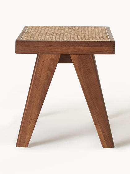 Westwing Collection Hocker Sissi mit Wiener Geflecht Auslauf