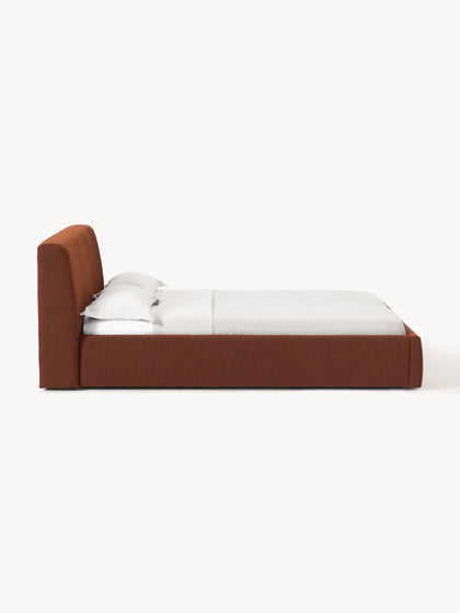 Westwing Collection Bouclé-Polsterbett Cloud mit Stauraum Flash Sale