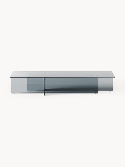 Westwing Collection Großer Glas-Couchtisch Anouk B 160 cm Preisnachlass