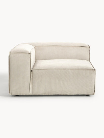 Westwing Collection Eckmodul Lennon aus Cord Saisonschlussverkauf