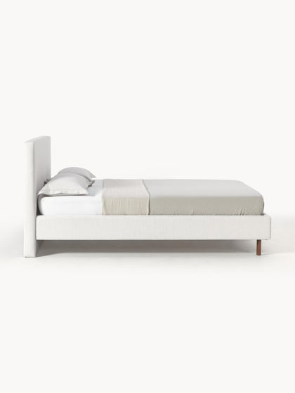 Westwing Collection Polsterbett Giulia mit Holzfüßen Black Friday