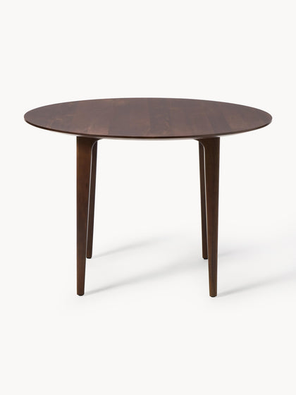 Westwing Collection Runder Esstisch Archie aus Mangoholz Ø 110 cm Heißer Verkauf