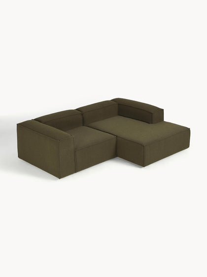 Westwing Collection Modulares Ecksofa Lennon aus Bouclé Exklusive Angebote