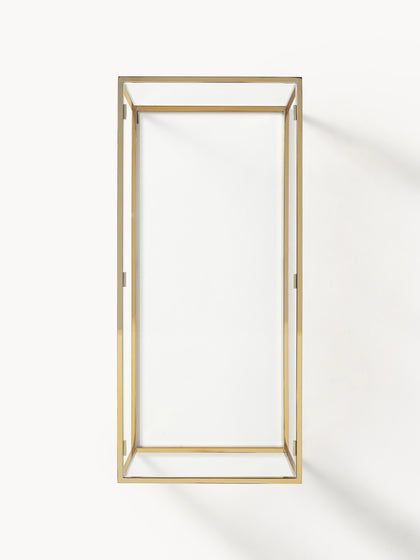 Westwing Collection Couchtisch Maya mit Glasplatte Riesige Ersparnisse