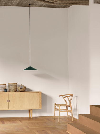 Westwing Collection Holzstuhl CH24 Wishbone Chair mit handgeflochtener Sitzfläche Tiefpreis