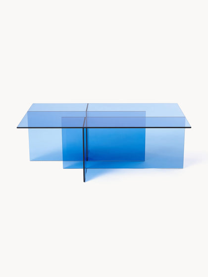 Westwing Collection Glas-Couchtisch Anouk B 102 cm Begrenzte Freigabe