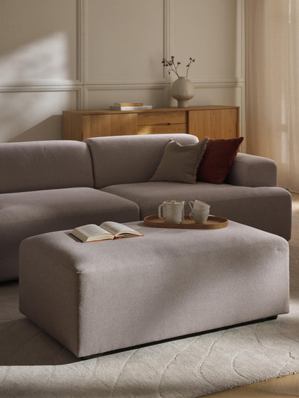 Westwing Collection XL-Hocker Melva B 116 x T 72 cm Neueste Stile