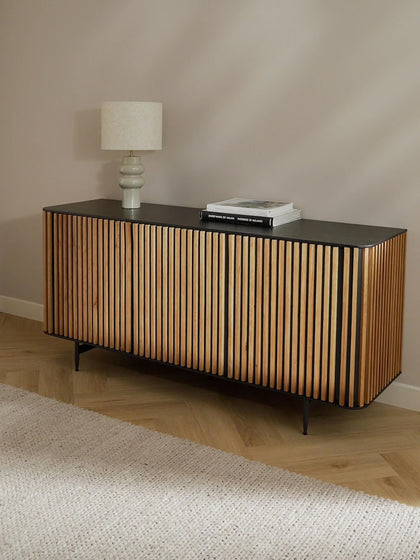 Westwing Collection Holz-Sideboard Linea Speichern exportieren
