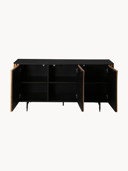 Westwing Collection Holz-Sideboard Linea Speichern exportieren