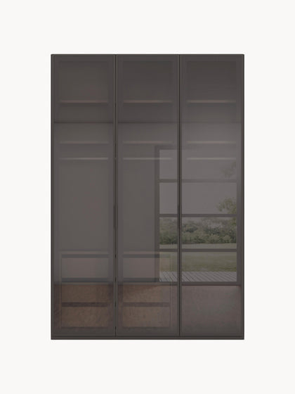 Westwing Collection Drehtürenschrank Skat Shine mit Innenbeleuchtung in verschiedenen Größen Black Friday Preise