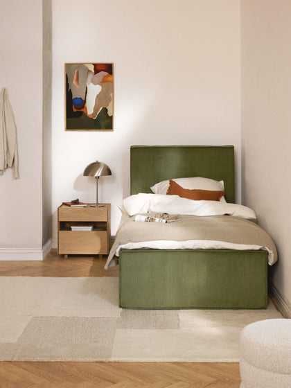 Westwing Collection Cord-Einzelbett Dream mit Stauraum Rabatte dieses Monats