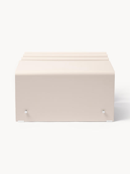 Westwing Collection Metall-Couchtisch Julia mit Zeitschriftenablage Outlet