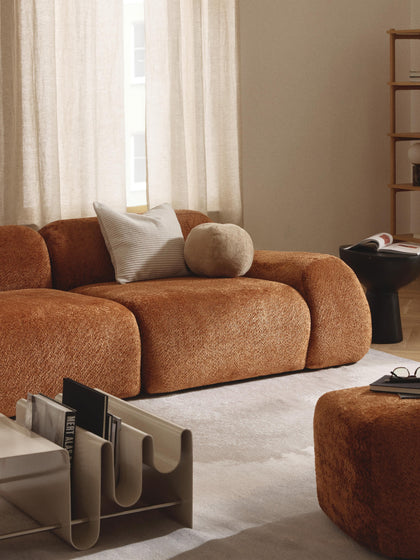 Westwing Collection Eckmodul Wolke aus Teddy-Bouclé Angebote