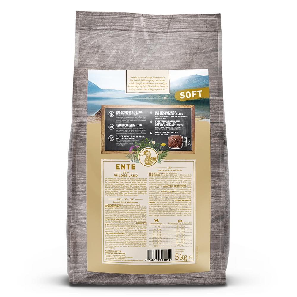 ﻿petspremium Wildes Land Ente mit Reis und Wildkräutern Soft Adult Trockenfutter 3 x 5 kg JETZT KAUFEN
