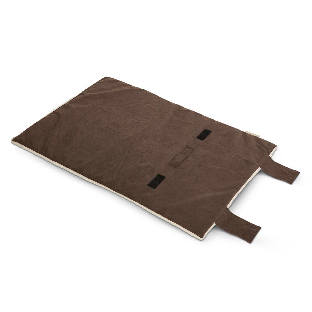 petspremium Wolters Reisedecke Vagabund braun Schlafplatz L 100 x B 75 cm Letzter Tag
