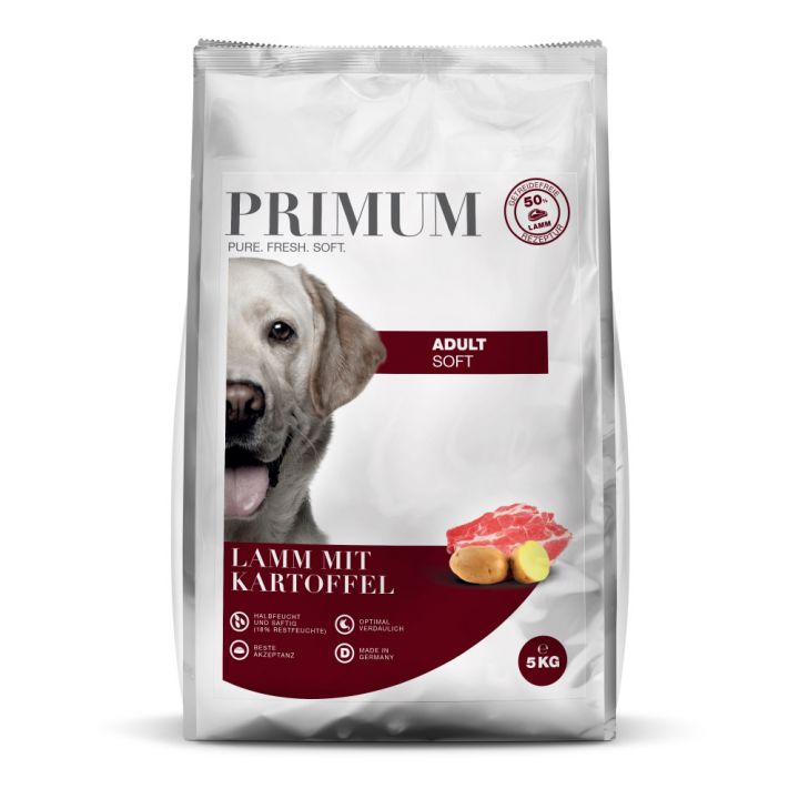 petspremium Primum Lamm mit Kartoffel Soft Trockenfutter 5 kg
