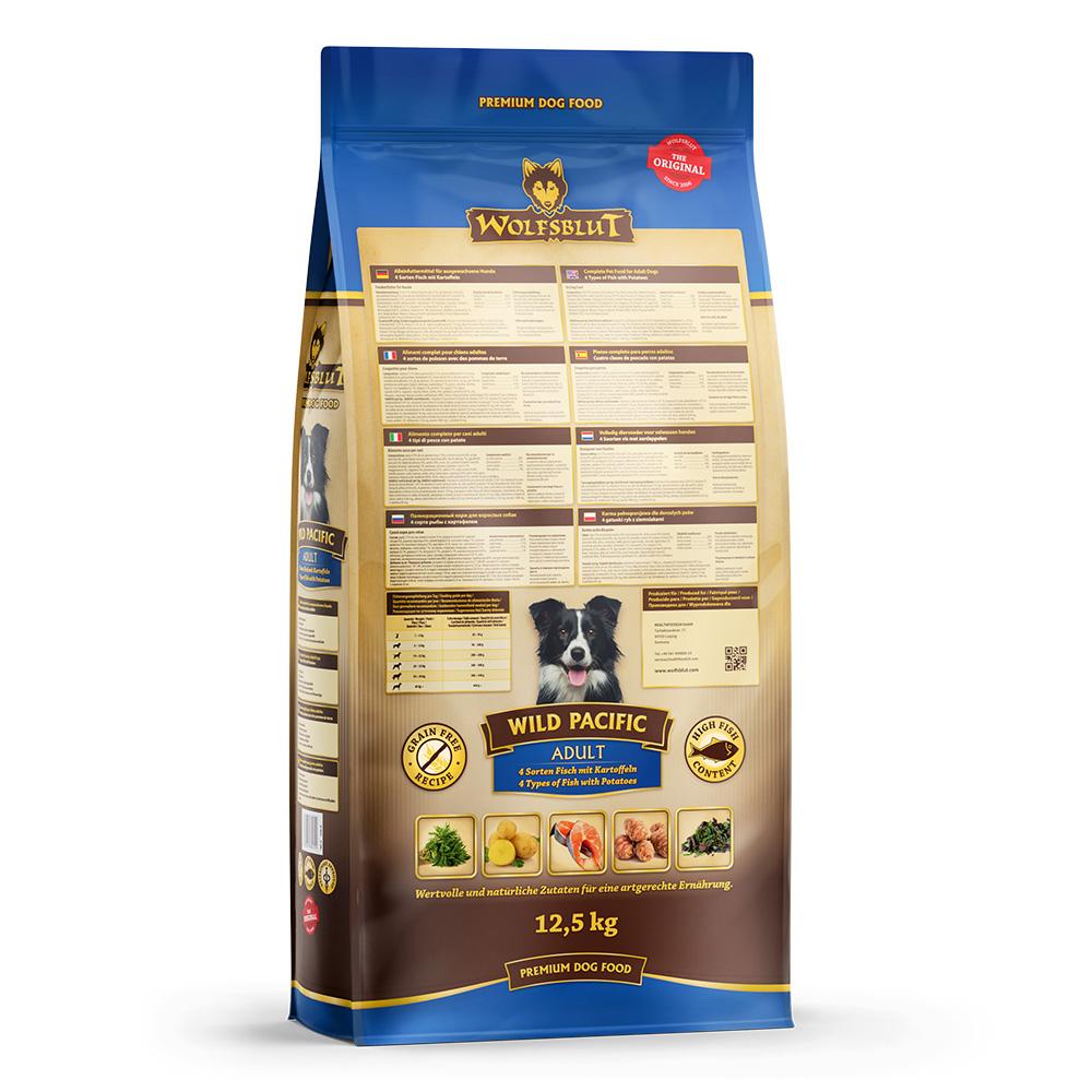 petspremium Wolfsblut Wild Pacific - Seefisch und Kartoffel Adult Trockenfutter 2 x 12 5 kg 50% Rabatt mit kostenlosem Versand