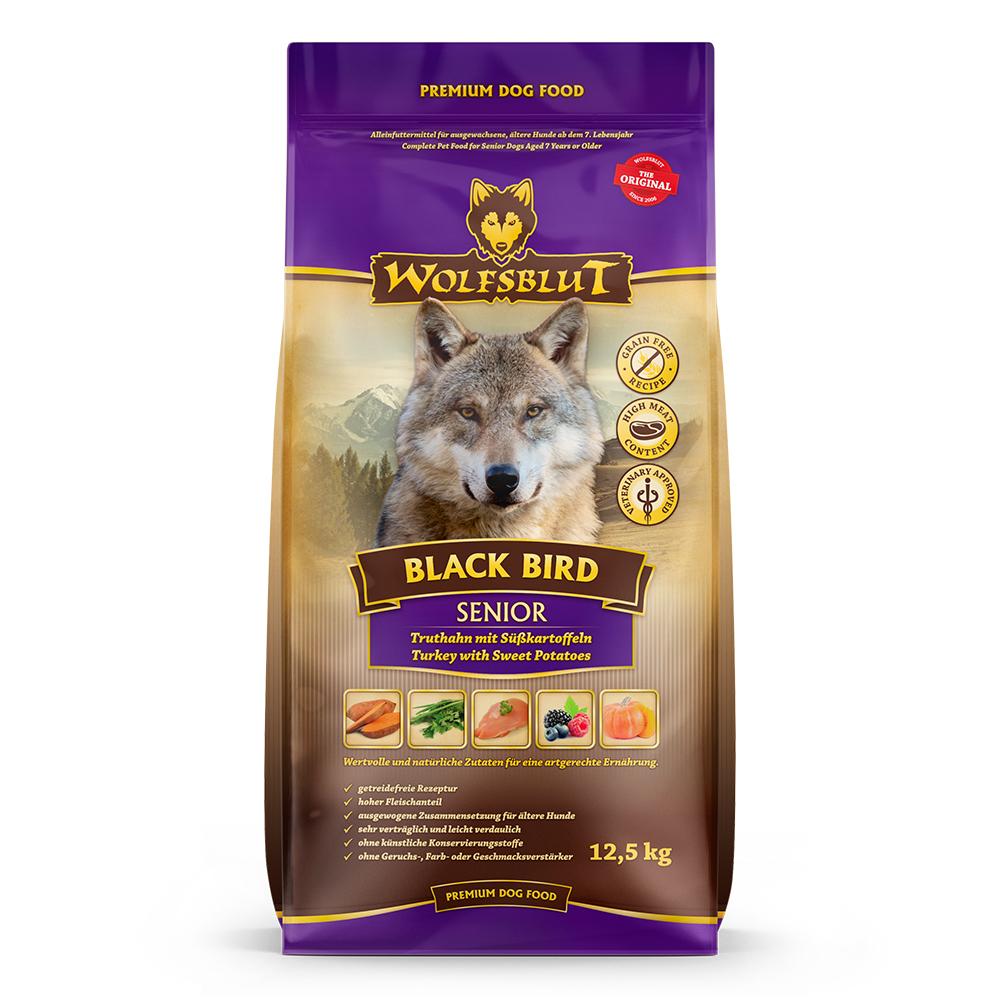 petspremium Wolfsblut Black Bird - Truthahn und Süßkartoffel Senior Trockenfutter 12 5 kg Kostenloser Versand international