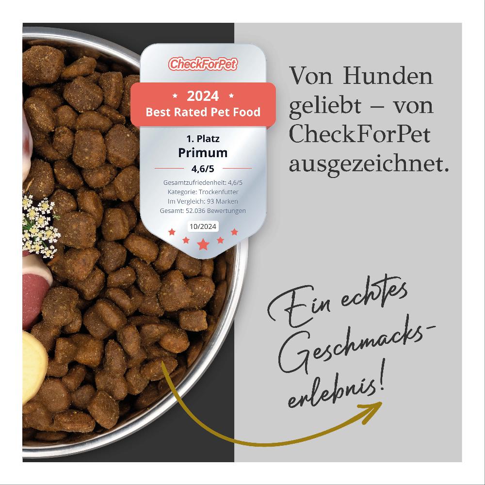 petspremium Primum Ente mit Kartoffel Soft Trockenfutter 4 x 1 5 kg Black Friday Preise