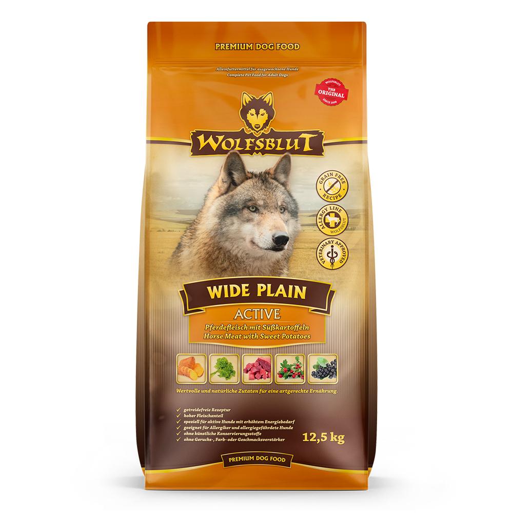 petspremium Wolfsblut Wide Plain - Pferdefleisch und Süßkartoffel Active Trockenfutter 29 kg im Angebot