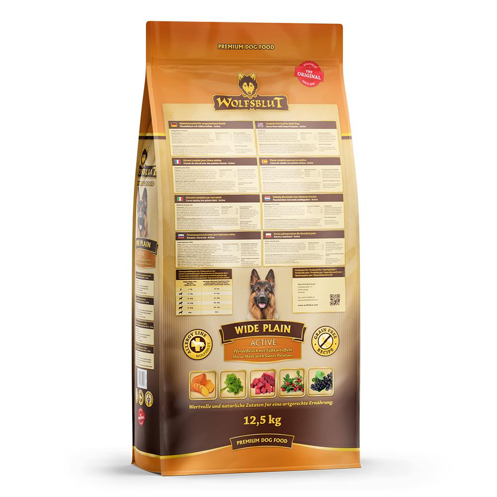 petspremium Wolfsblut Wide Plain - Pferdefleisch und Süßkartoffel Active Trockenfutter 29 kg im Angebot