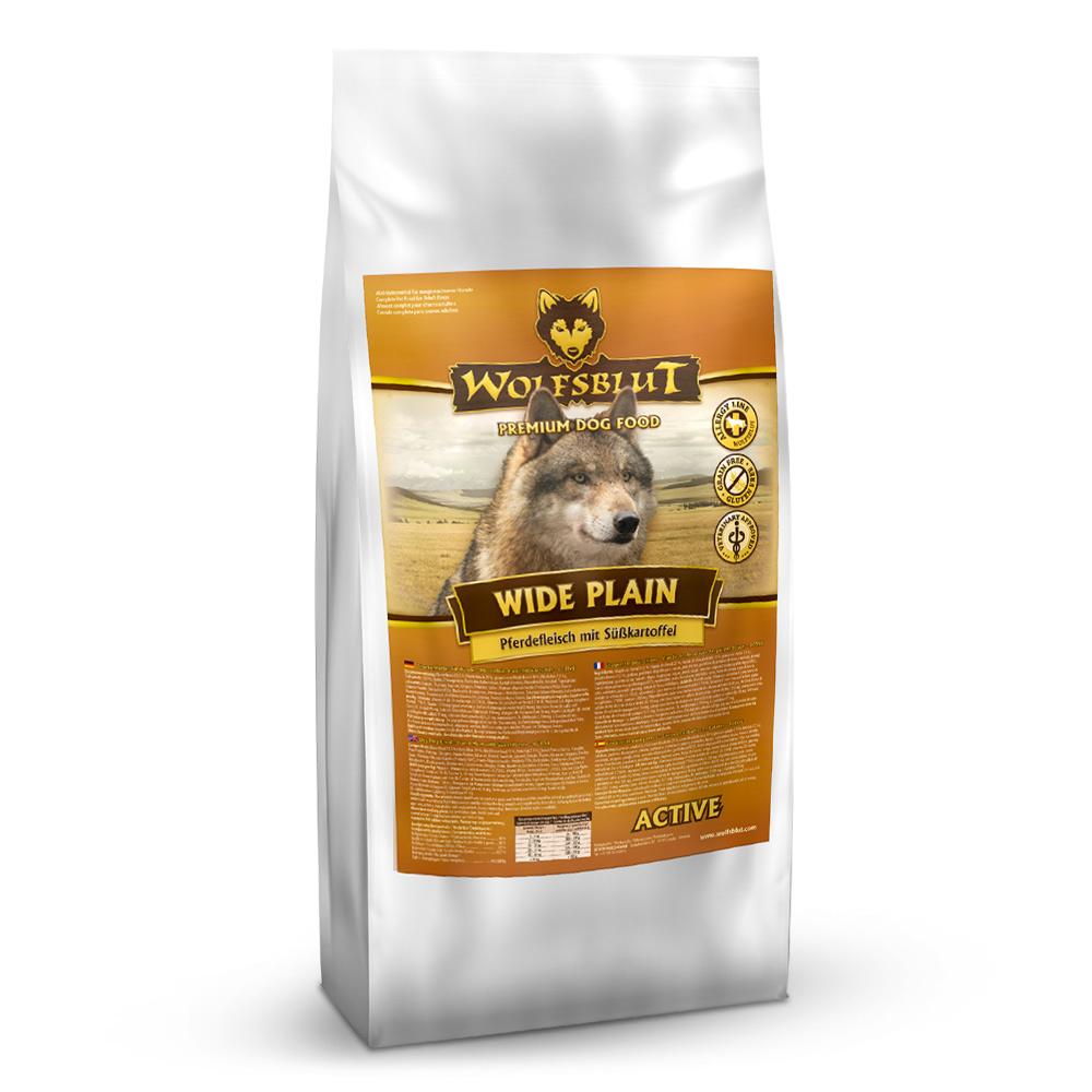petspremium Wolfsblut Wide Plain - Pferdefleisch und Süßkartoffel Active Trockenfutter 29 kg im Angebot