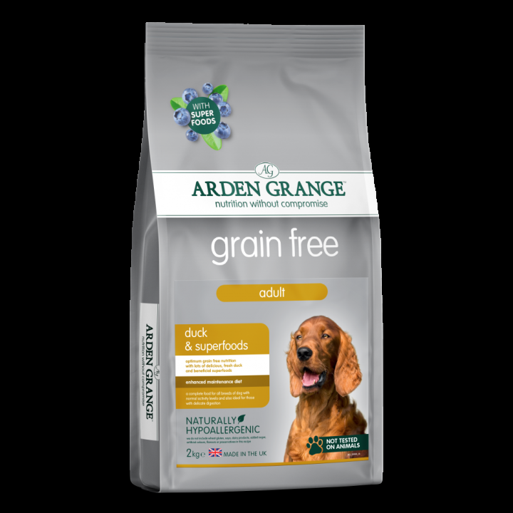 petspremium Arden Grange Adult Ente & Superfoods Grainfree Trockenfutter 2 x 12 kg