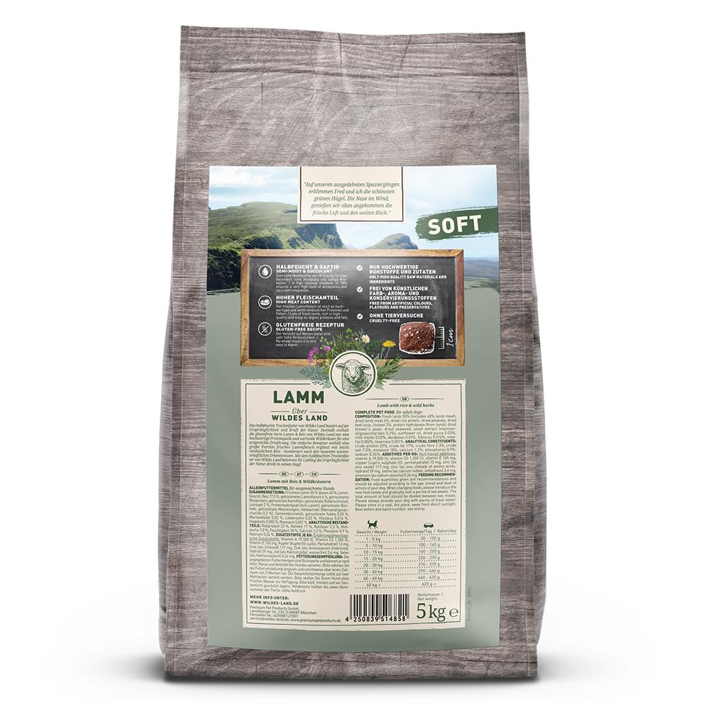 petspremium Wildes Land Lamm mit Reis und Wildkräutern Soft Adult Trockenfutter 3 x 5 kg Cyber Monday