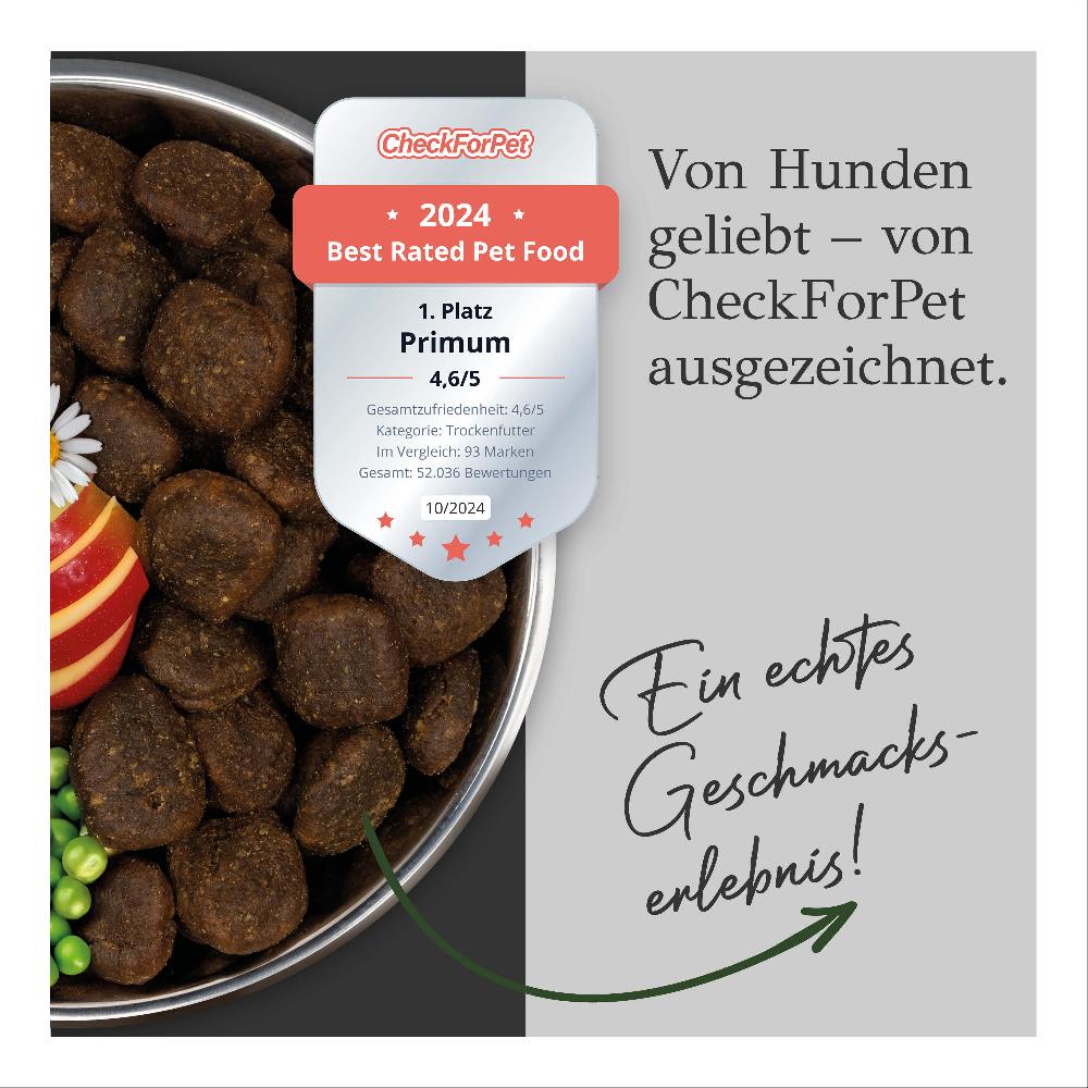 petspremium Primum MAXI Huhn mit Kartoffel Soft Trockenfutter 3 x 5 kg Jubiläumsangebot