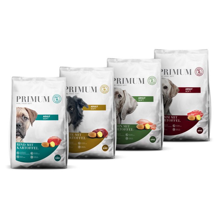 petspremium Primum Quartett Soft Trockenfutter 4 x 5 kg