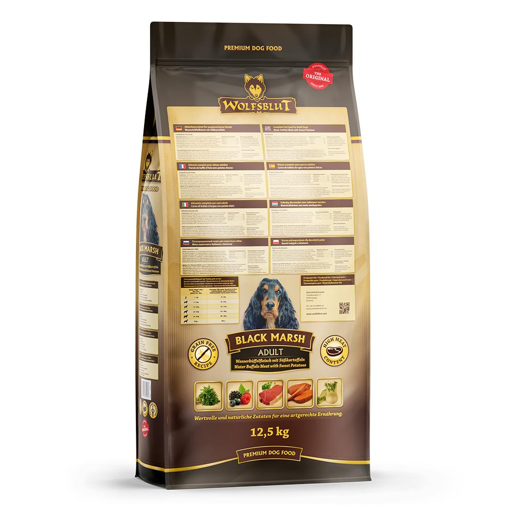 petspremium Wolfsblut Black Marsh - Wasserbüffel mit Süßkartoffel Adult Trockenfutter 2 x 12 5 kg Blitzangebot