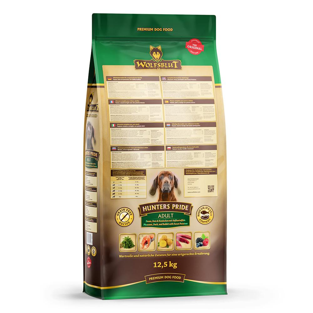petspremium Wolfsblut Hunters Pride - Fasan Ente und Kaninchen Adult Trockenfutter 2 x 12 5 kg Neuheiten