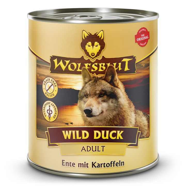 petspremium Wolfsblut Wild Duck - Ente mit Kartoffeln Adult Nassfutter 6 x 800 g