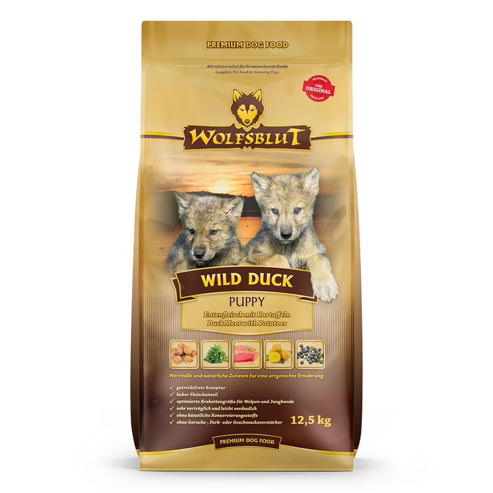 petspremium Wolfsblut Wild Duck - Ente und Kartoffel Puppy Trockenfutter 12 5 kg Wochenangebot