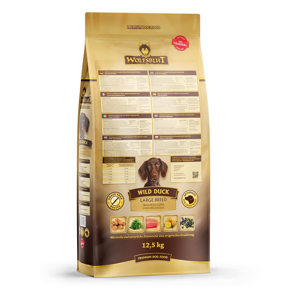 petspremium Wolfsblut Wild Duck - Ente und Kartoffel Large Breed Trockenfutter 29 kg JETZT KAUFEN