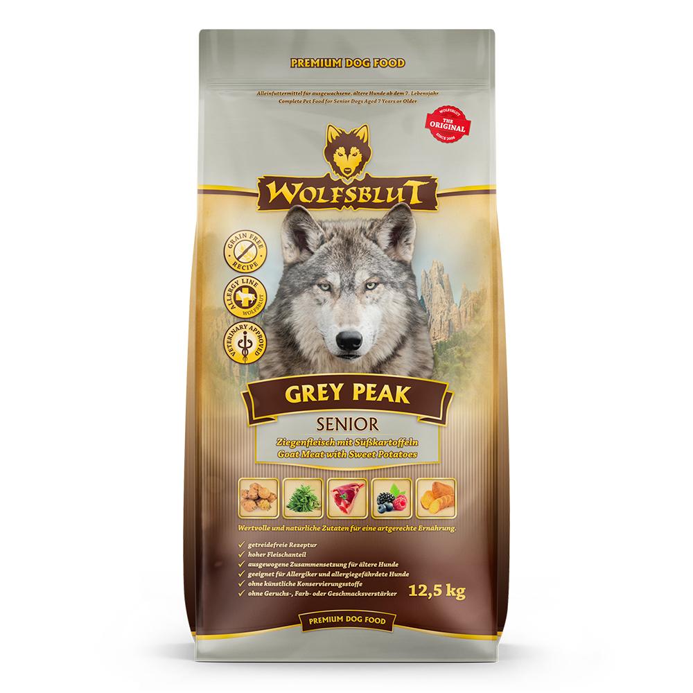 petspremium Wolfsblut Grey Peak - Ziegenfleisch und Süßkartoffel Senior Trockenfutter 12 5 kg Zeitbegrenzte Promotion