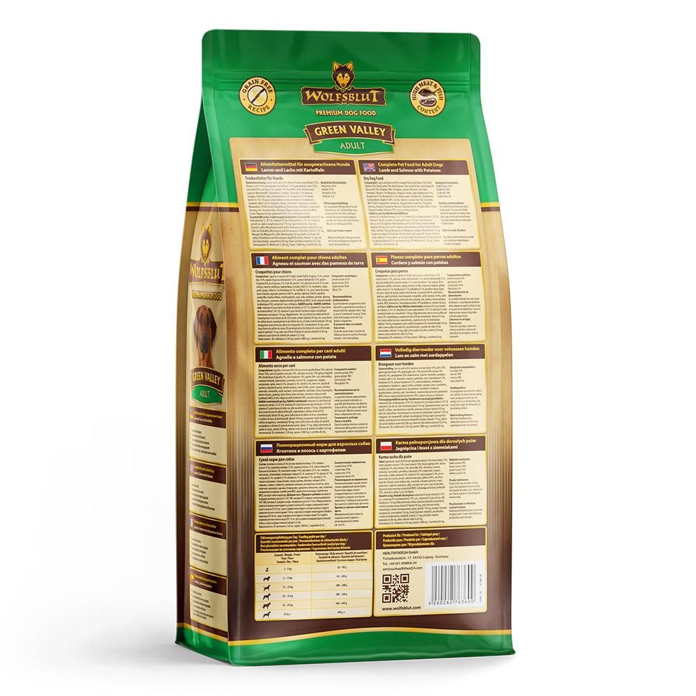 petspremium Wolfsblut Green Valley - Lamm und Lachs Adult Trockenfutter 29 kg Clearance-Verkauf