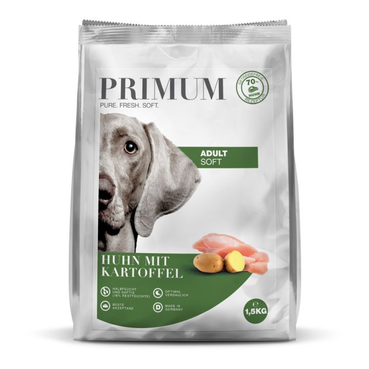 petspremium Primum Huhn mit Kartoffel Soft Trockenfutter 1 5 kg