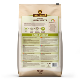 petspremium Wolfsblut Limited Ingredients Dark Forest - Wild und Süßkartoffel Adult Trockenfutter 9 kg Outlet