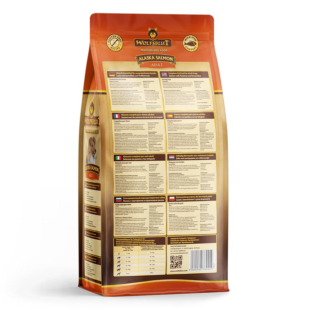 petspremium Wolfsblut Alaska Salmon - Lachs und Kartoffeln Adult Trockenfutter 29 kg Fabrikpreis