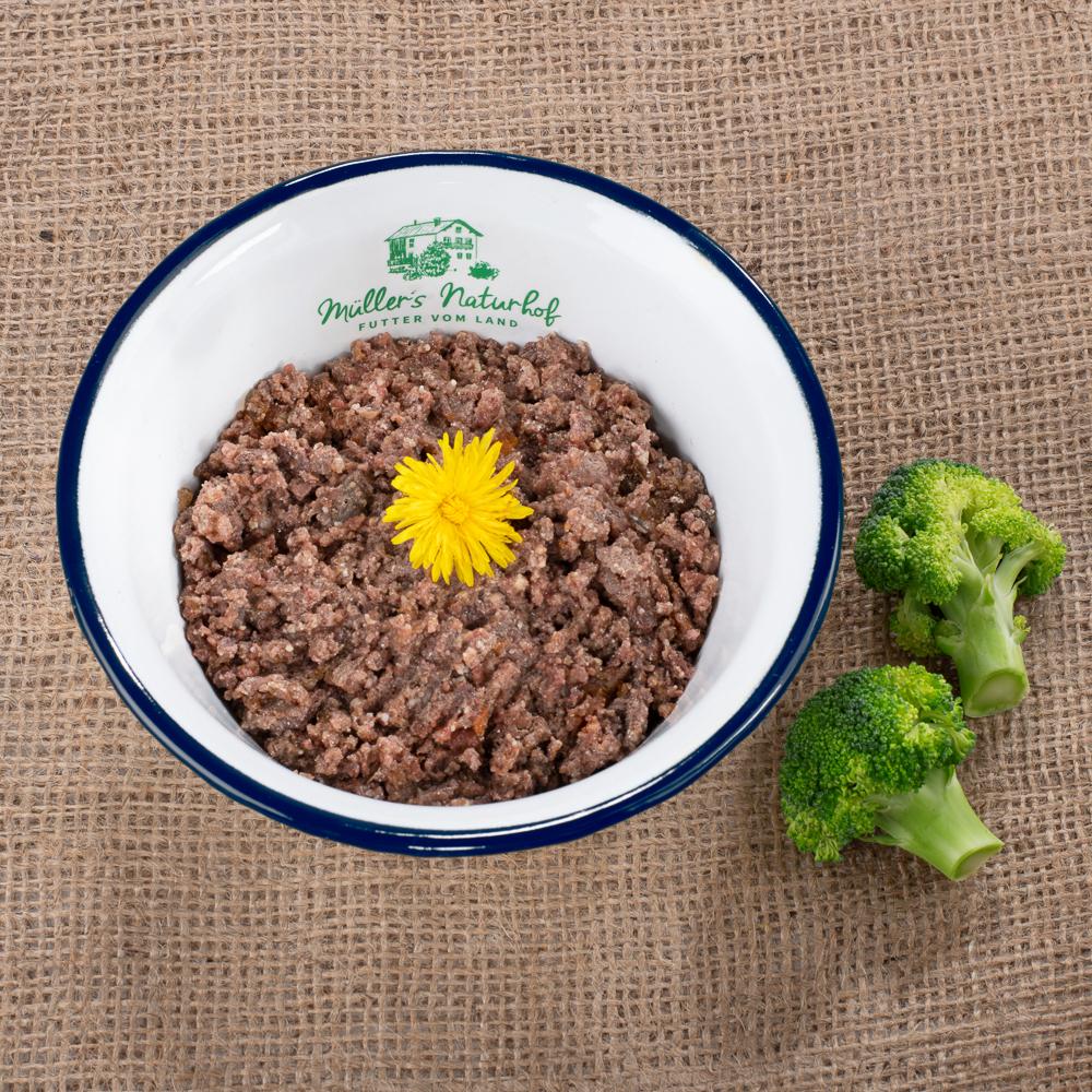 petspremium Müller’s Naturhof Kaninchen und Kalb Traditionell Nassfutter 12 x 400 g Vatertagsangebot
