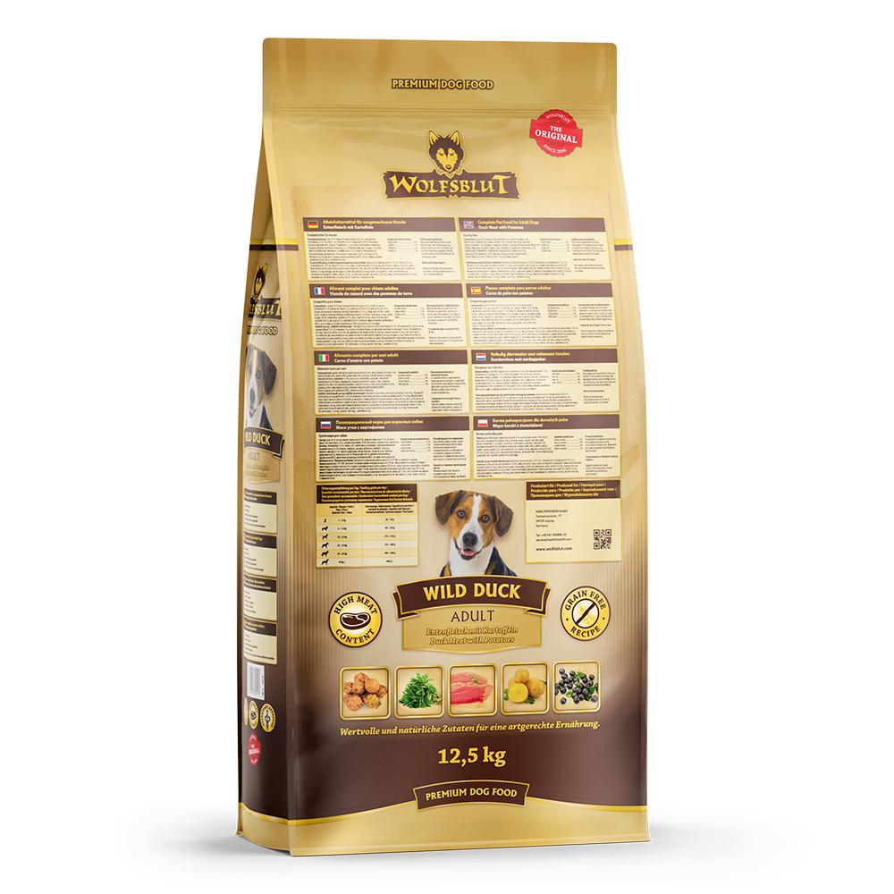 petspremium Wolfsblut Wild Duck - Ente und Kartoffel Adult Trockenfutter 12 5 kg Zeitlich begrenztes Angebot