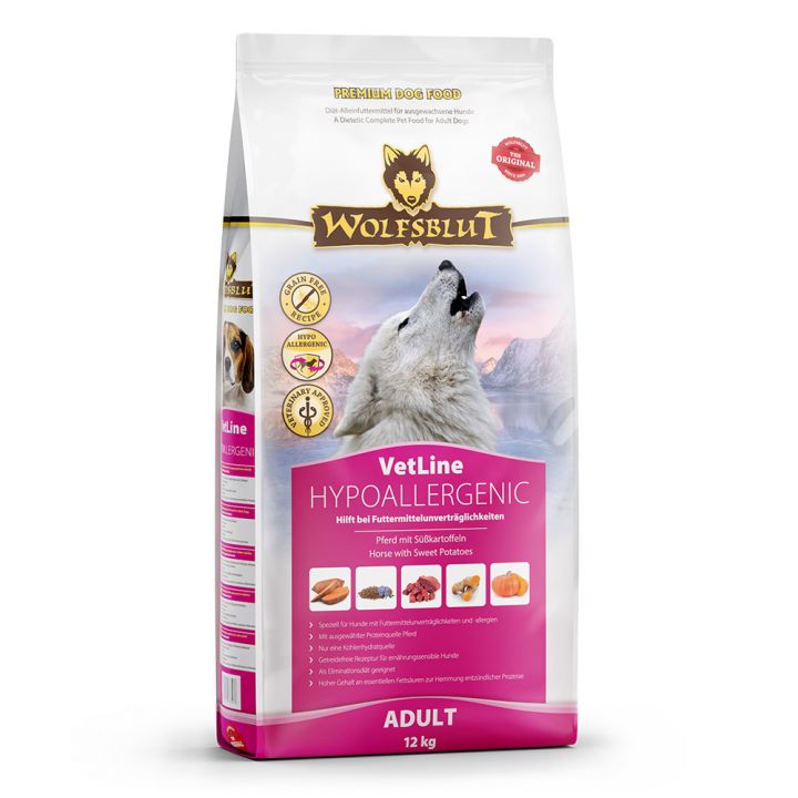 petspremium Wolfsblut Hypoallergenic VetLine Trockenfutter 12 kg