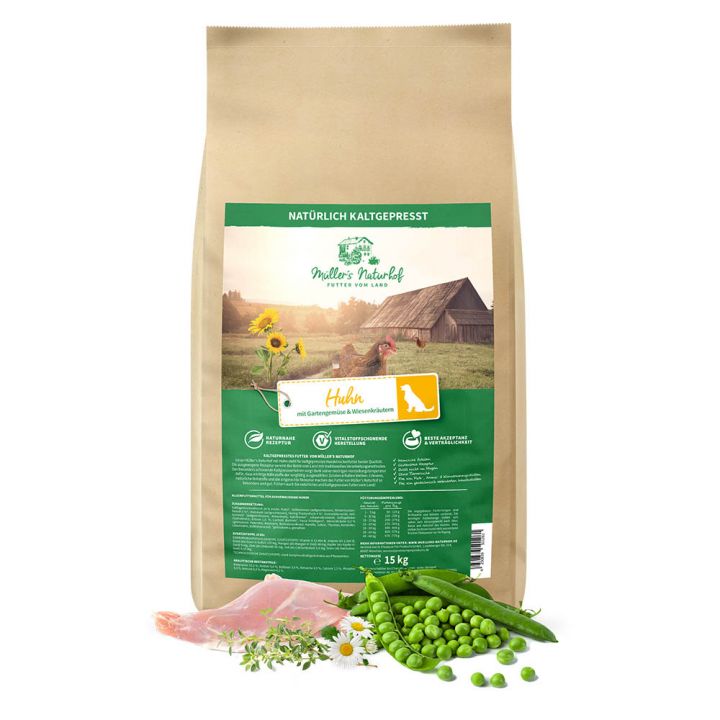 petspremium Müller’s Naturhof Huhn Traditionell Trockenfutter 2 x 15 kg