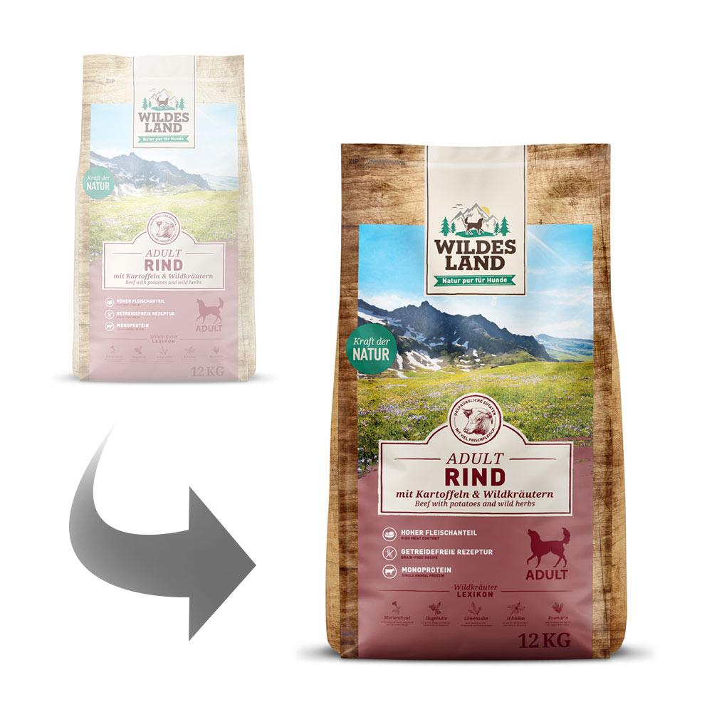 petspremium Wildes Land Rind mit Kartoffeln und Wildkräutern Classic Adult Trockenfutter 2 x 12 kg Angebote