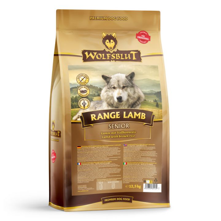 petspremium Wolfsblut Range Lamb - Lamm und Vollkornreis Senior Trockenfutter 2 x 12 5 kg