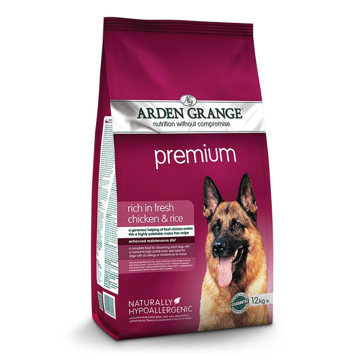 petspremium Arden Grange Premium Reich an frischem Huhn & Reis Trockenfutter 12 kg
